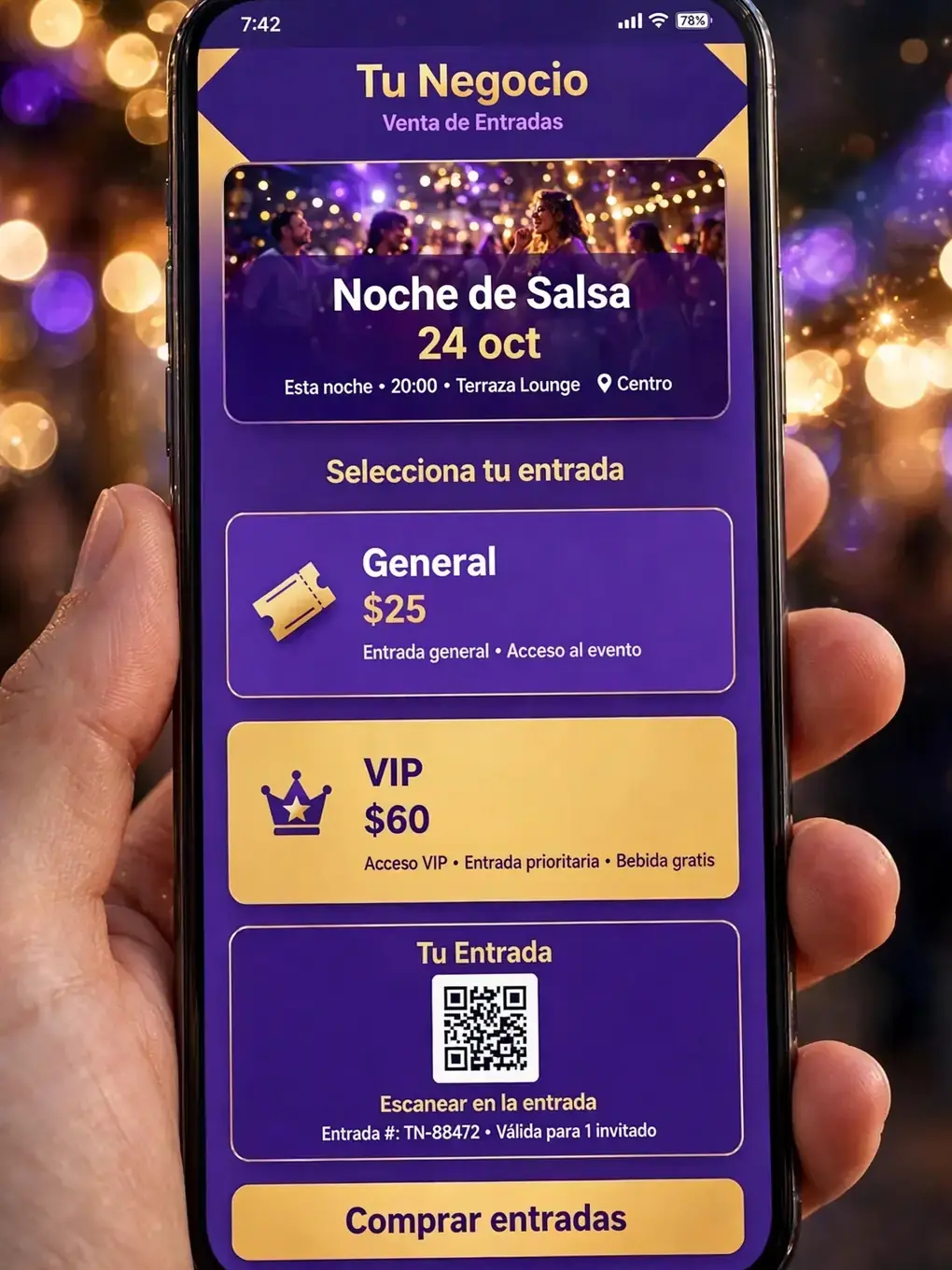 Ejemplo de diseño de app para eventos: reservas de fechas, proveedores e invitados desde el celular